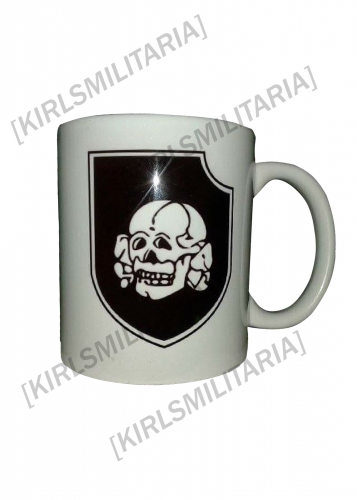 3RD SS PANZER DIVISION TOTENKOPF VINYL WINDOW DECAL COFFEE MUG